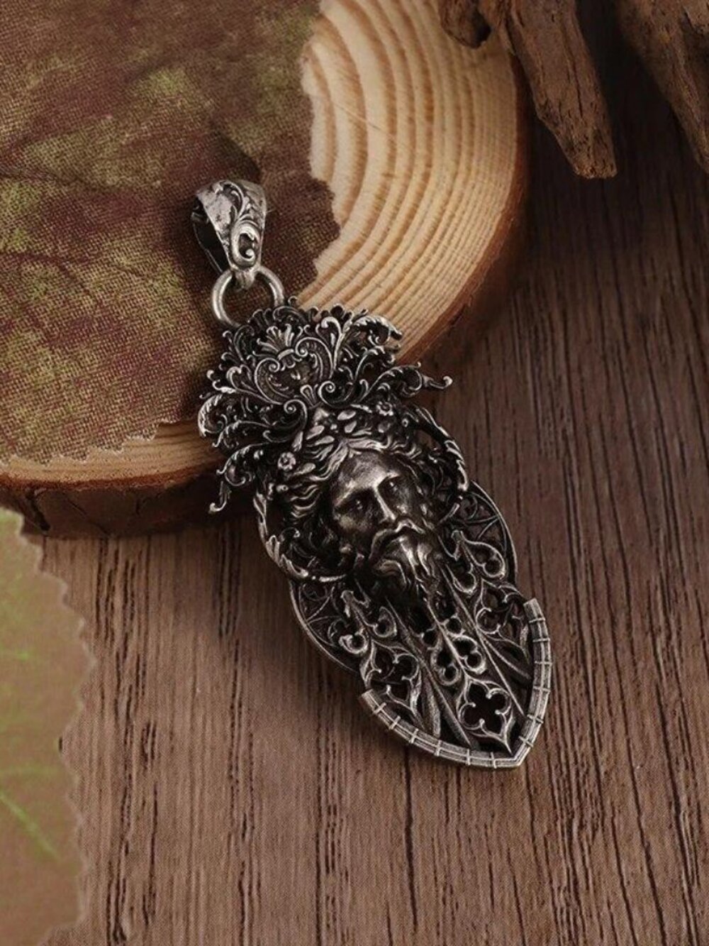 Zeus Greek God Pendant